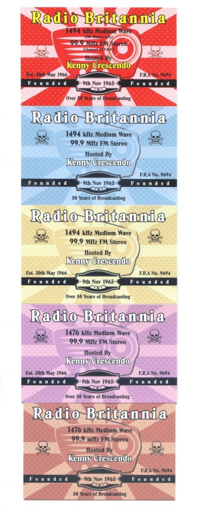 Radio Britannia business cards